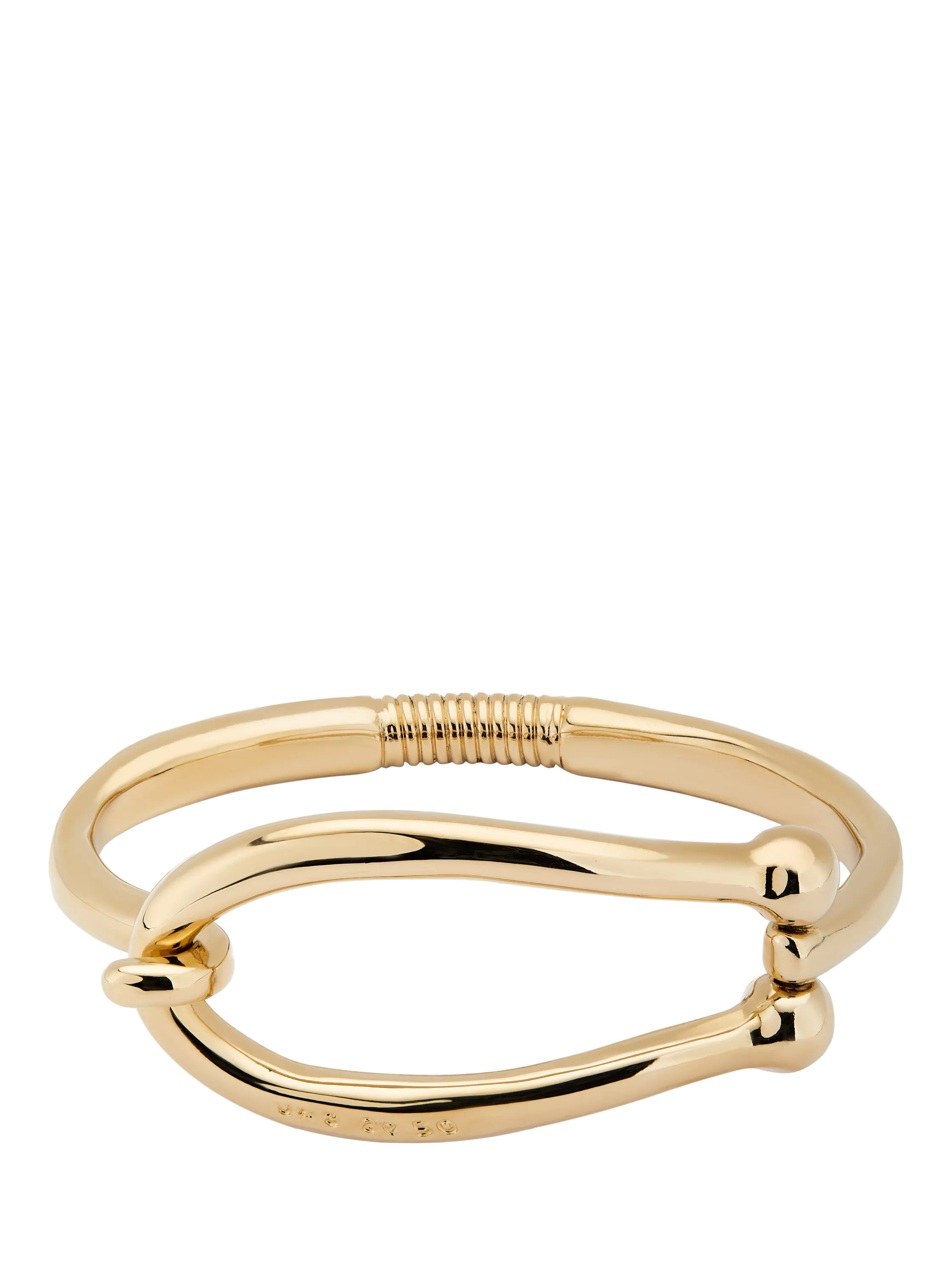 UNOde50 Youthful Large Link Gold Bangle Bracelet