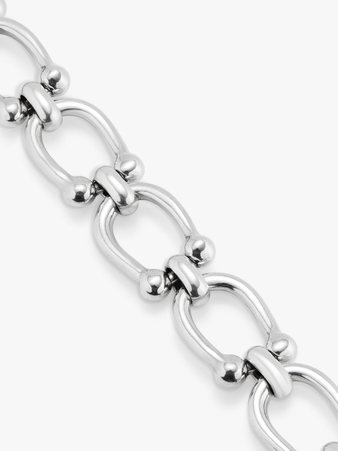 UNOde50 silver link chain bracelet 16cm, imported from the UK