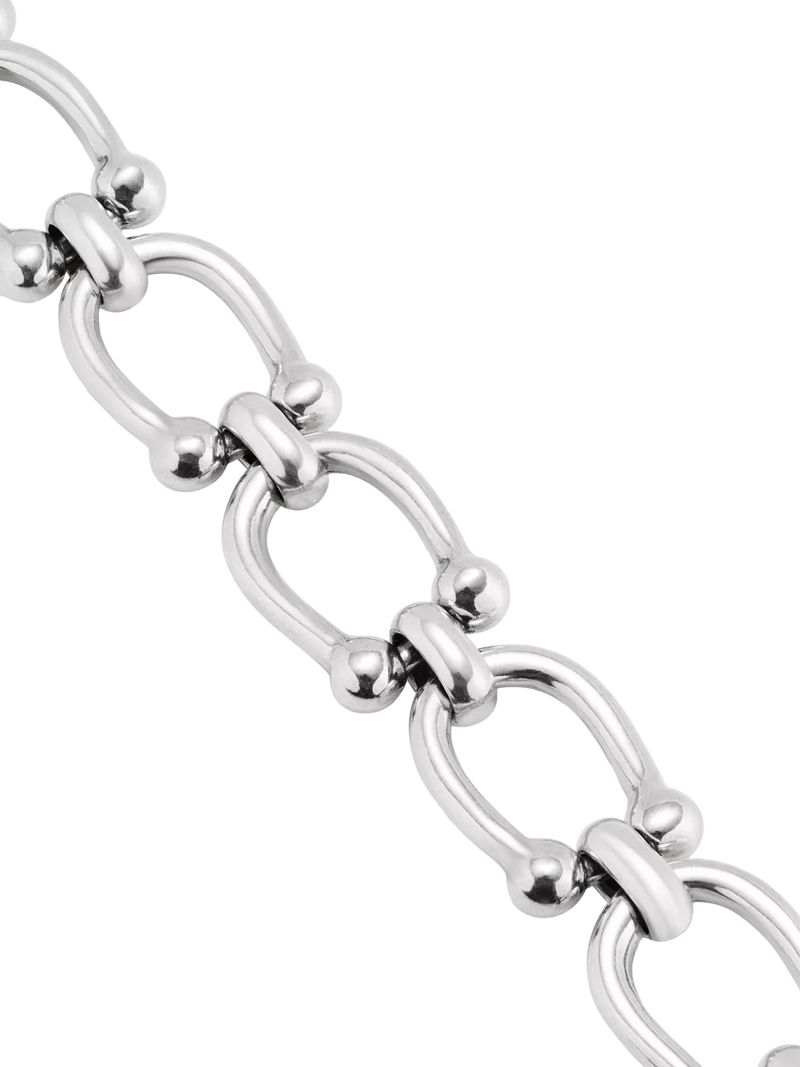 UNOde50 silver link chain bracelet 16cm, imported from the UK