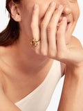 UNOde50 Youthful Collection link ring gold (British brand)