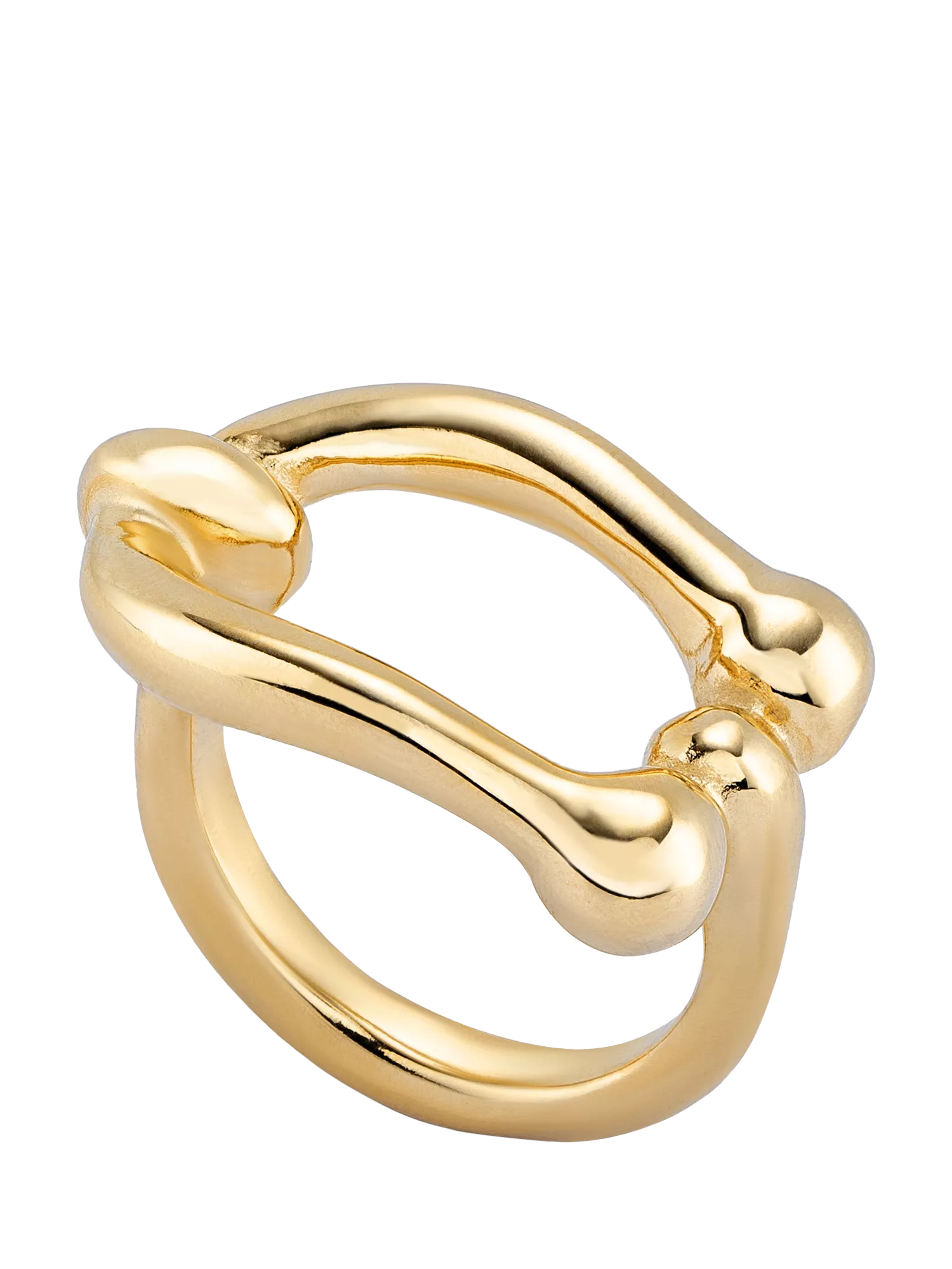 UNOde50 Youthful Collection Link Ring Gold