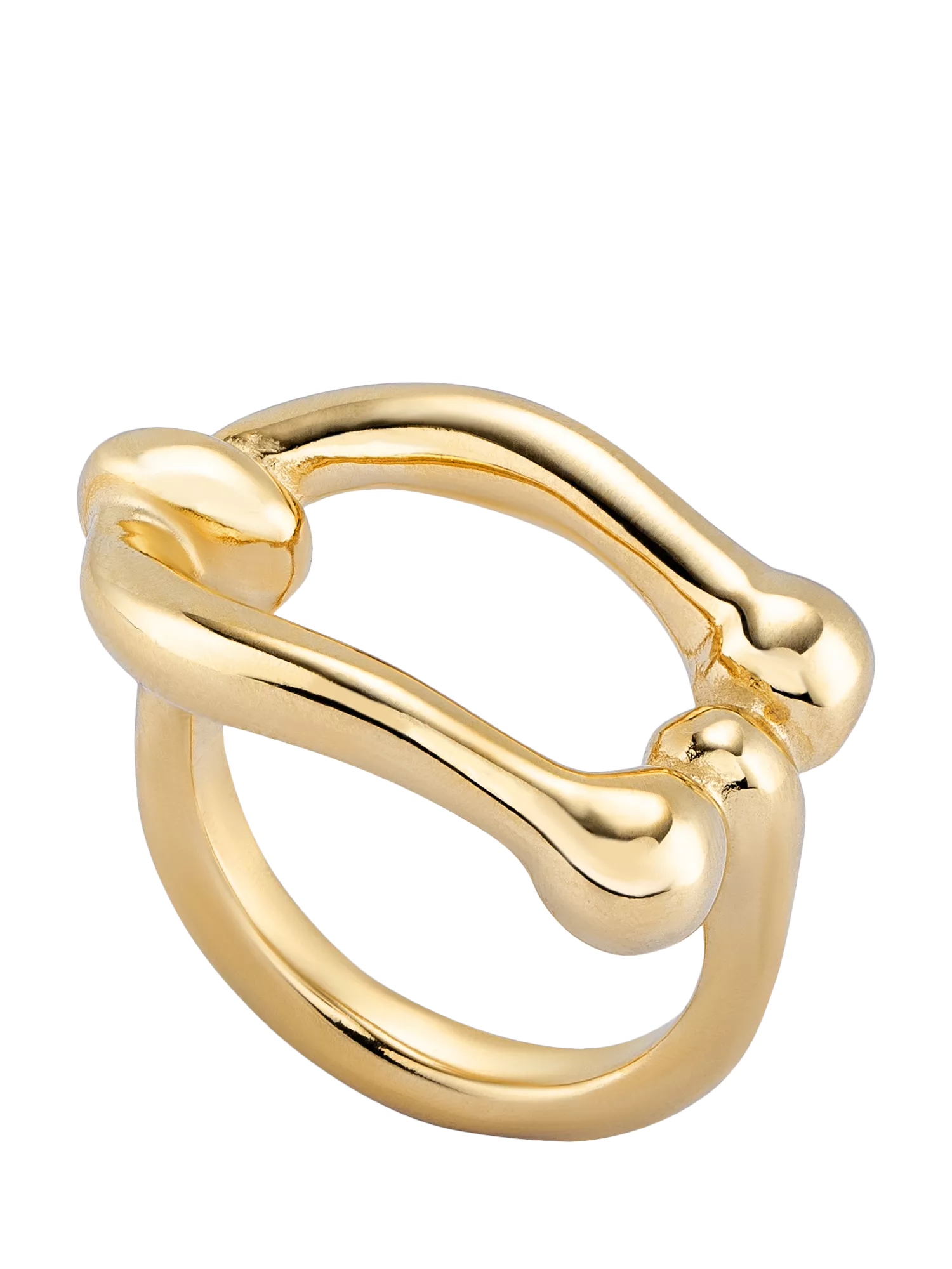 UNOde50 Youthful Collection Link Ring Gold