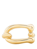 UNOde50 gold plated link ring size S 1/2, UK version