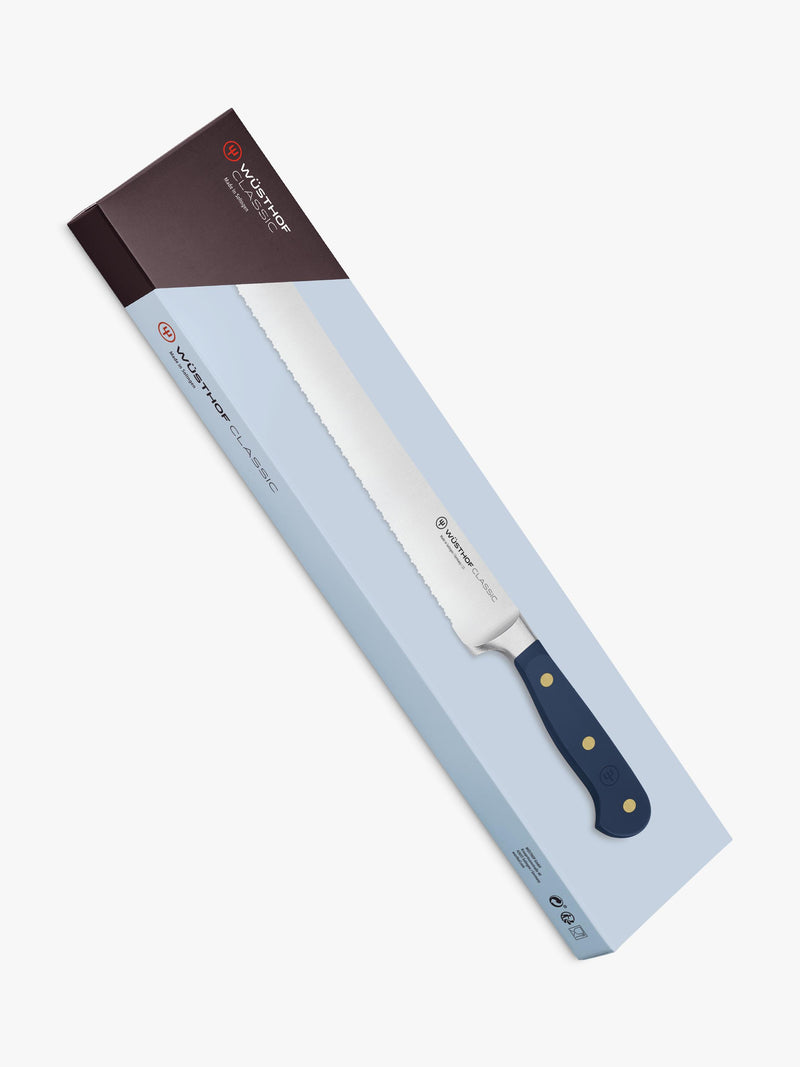 WÜSTHOF bread knife Wild Blueberry 23cm, imported from the UK