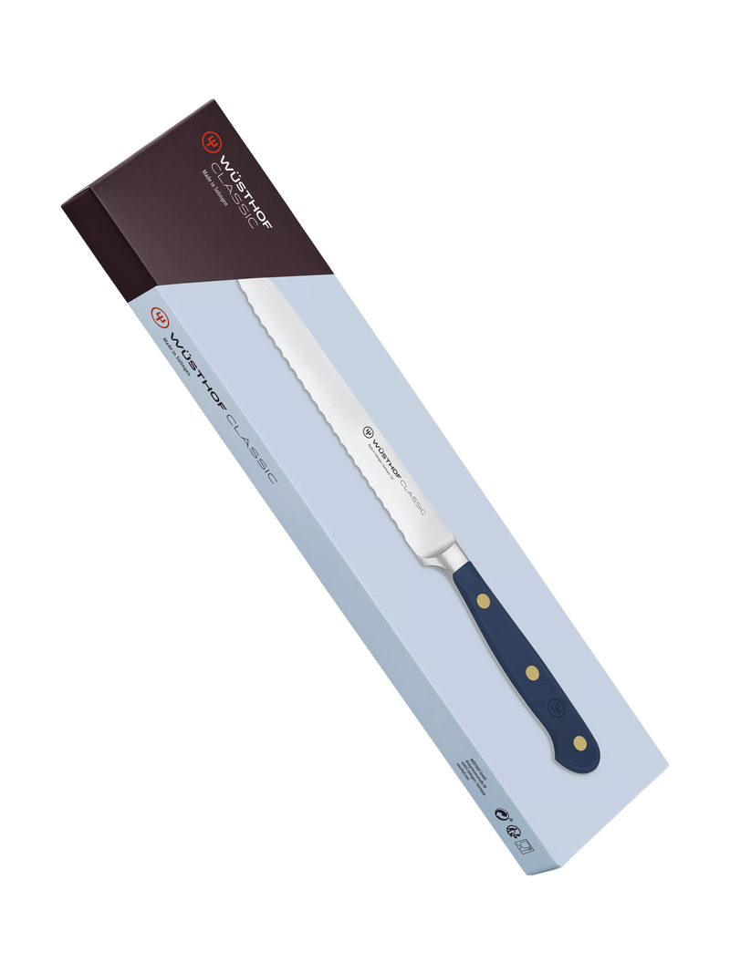 WÜSTHOF Wild Blueberry serrated utility knife 14cm, imported from the UK