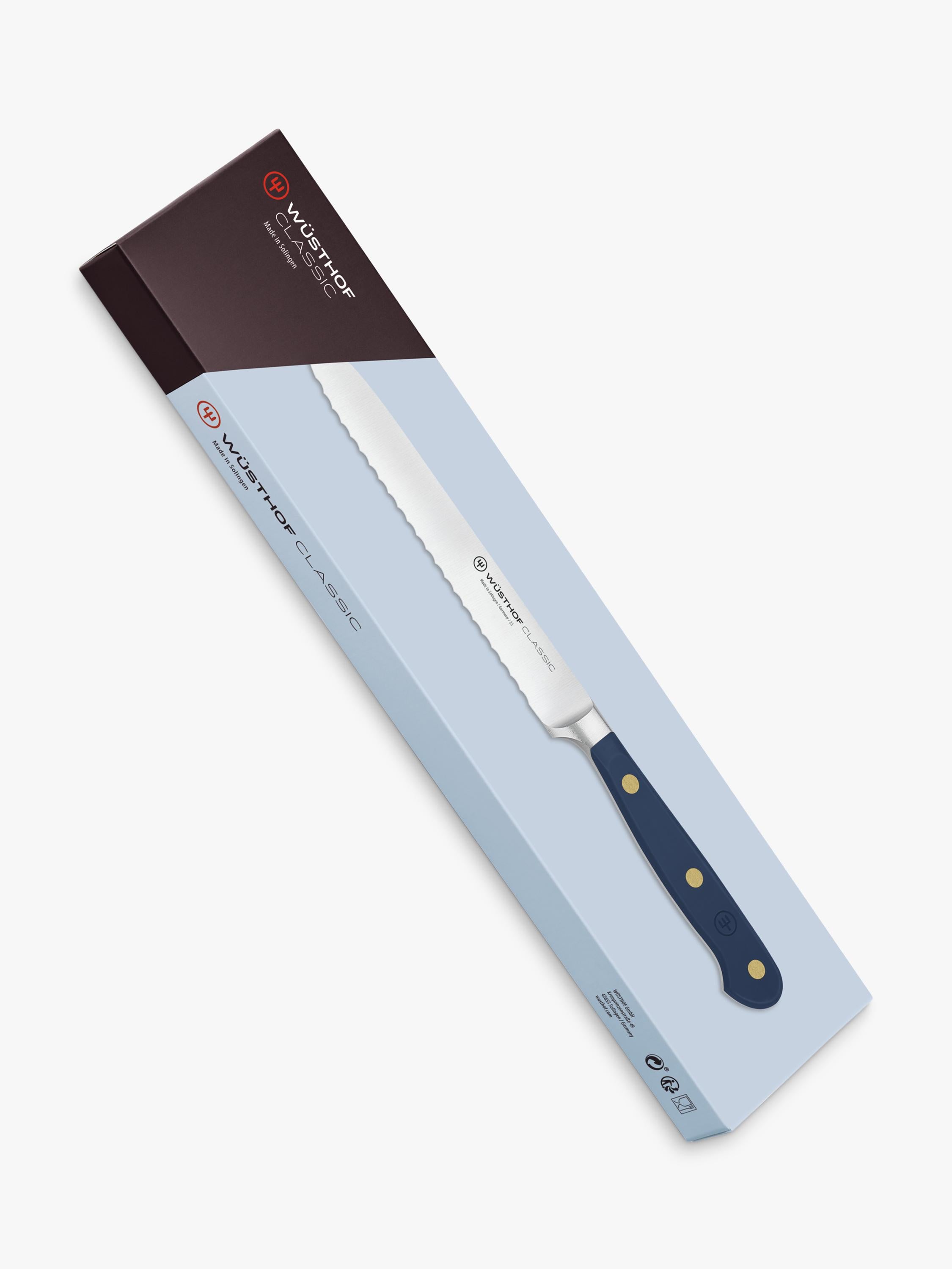 WÜSTHOF Wild Blueberry serrated utility knife 14cm, imported from the UK