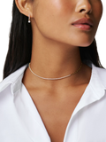 Orelia pave pearl drop earrings gold, UK version