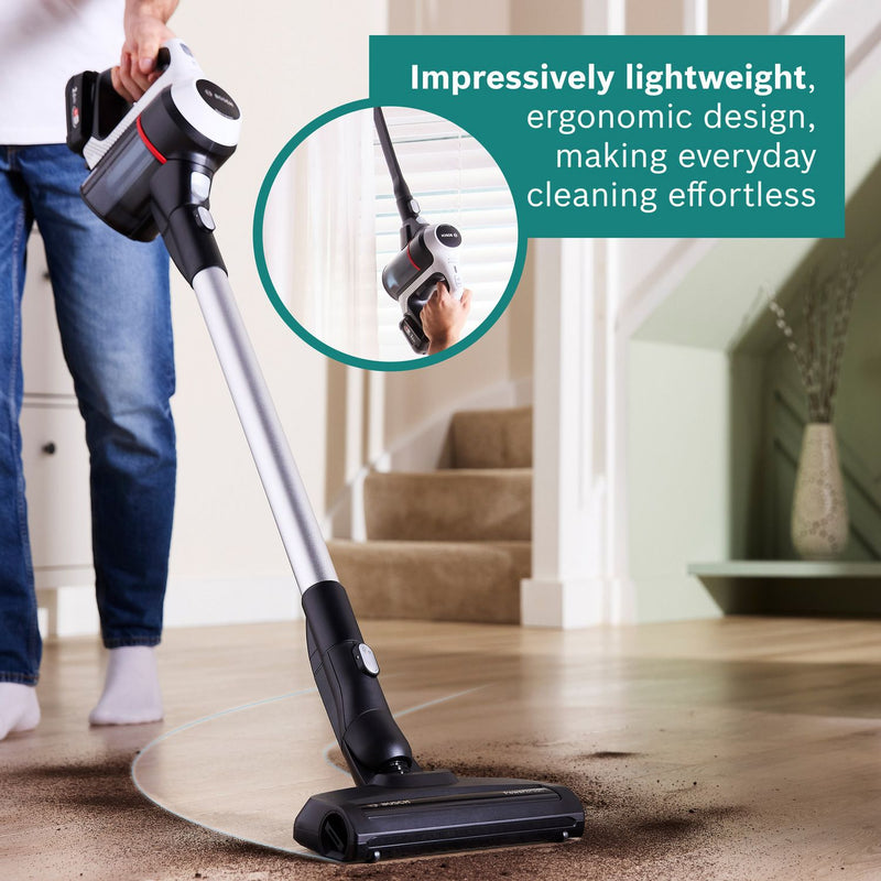 Bosch Unlimited 6 cordless vacuum with 2 batteries, imported from the UK