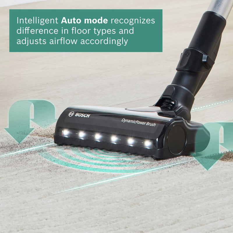 Bosch Auto Detect cordless vacuum cleaner with 2 batteries - British product