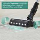 Bosch Auto Detect cordless vacuum cleaner with 2 batteries - British product