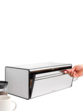 Brabantia Fall Front Bread Bin Matt Steel, UK version