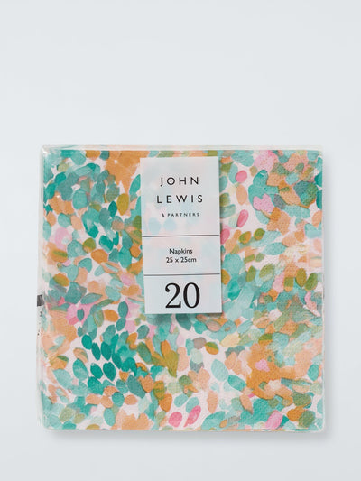 مناديل كوكتيل ورقية بنقش فاكهة كونفيتي من John Lewis عبوة 20 قطعة - اشترِ عبر الإنترنت من McGrocer