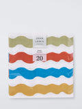 John Lewis paper napkins wiggle print pack of 20, UK version
