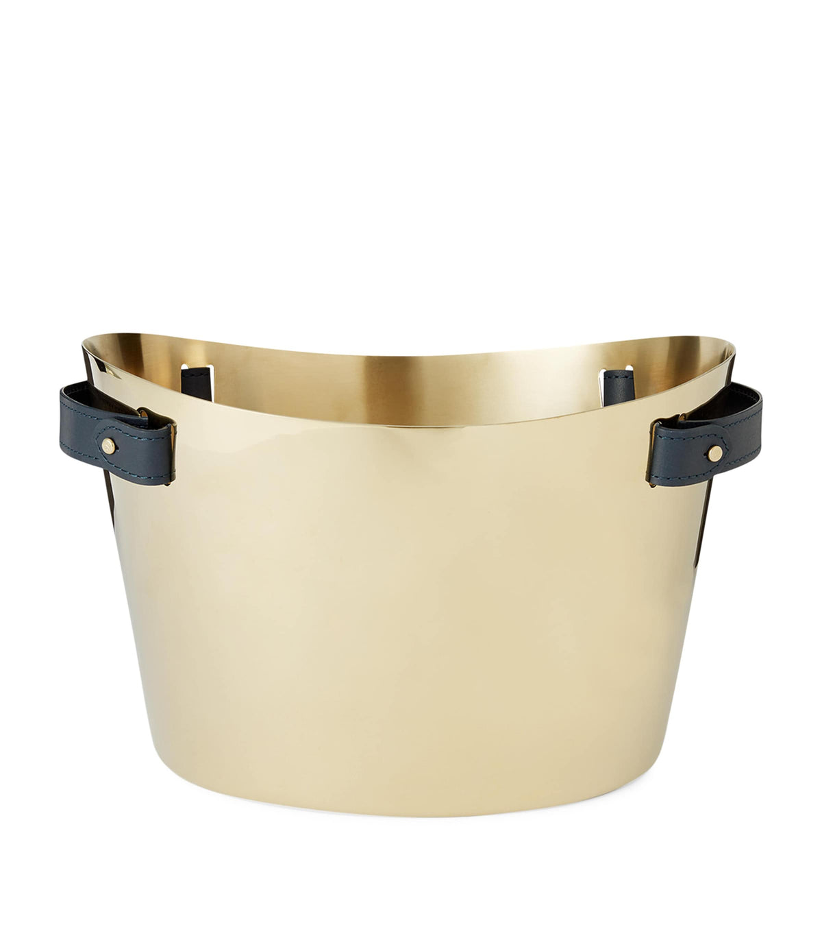 Ralph Lauren Home stainless steel Wyatt double champagne cooler, imported from the UK