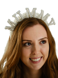 Ginger Ray faux pearl headband cream, imported from the UK