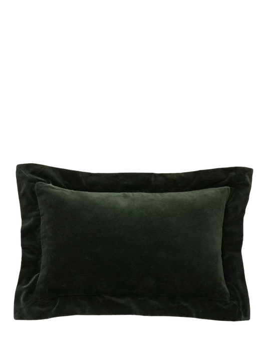 Truly Flanged Velvet Lombard Cushion