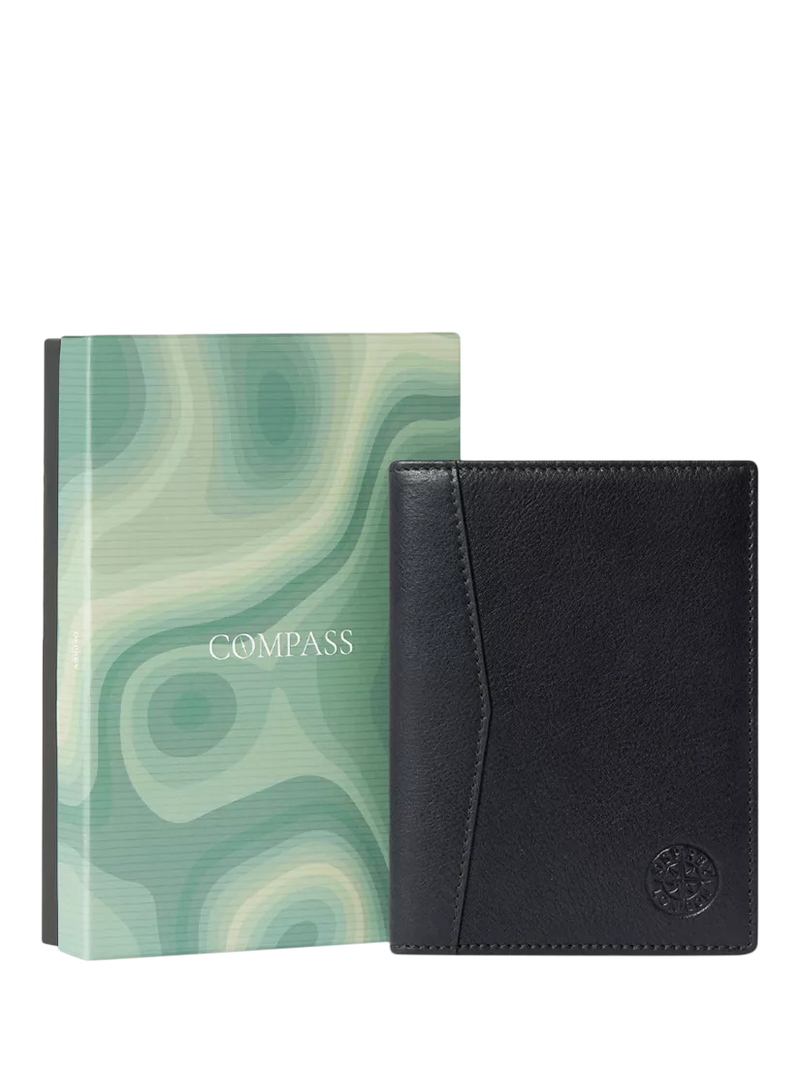 OSPREY LONDON Kompass Reisepass-Etui Leder - Britisches Produkt