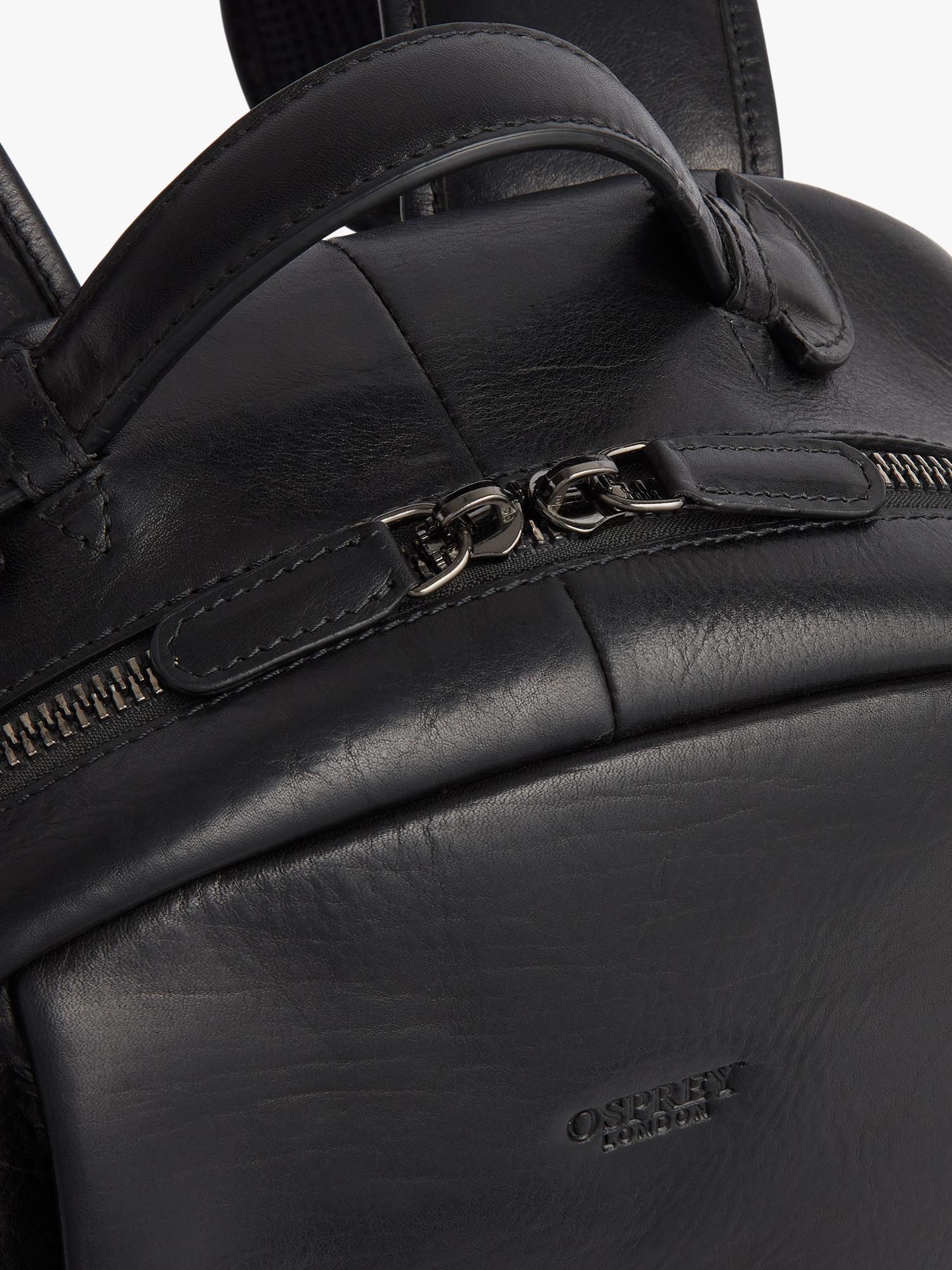 Osprey London Carter leather backpack (British brand)