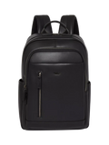 OSPREY LONDON Hudson black leather backpack, imported from the UK