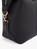 OSPREY LONDON Adaline leather weekender bag grainy hide - British product