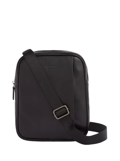 John Lewis OSPREY LONDON The Carter 2-Way Leather Messenger Bag, Small- Buy online at McGrocer