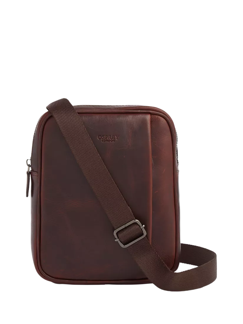 OSPREY LONDON The Carter 2-Wege Umhängetasche aus Leder, klein