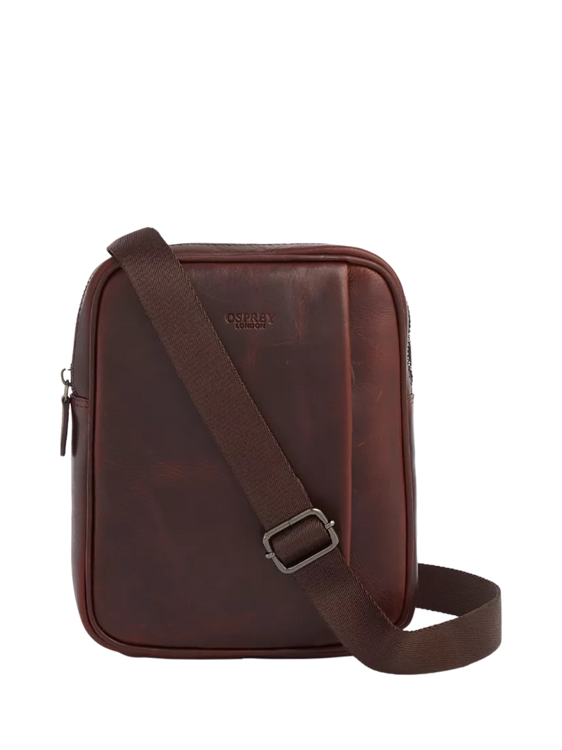 OSPREY LONDON The Carter 2-Wege Umhängetasche aus Leder, klein