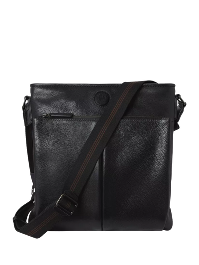John Lewis OSPREY LONDON The Compass Leather Crossbody Bag- Buy online at McGrocer