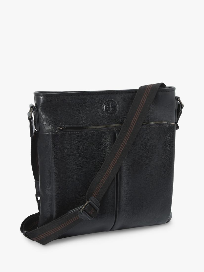 OSPREY LONDON Compass Leder Umhängetasche (Britische Marke)