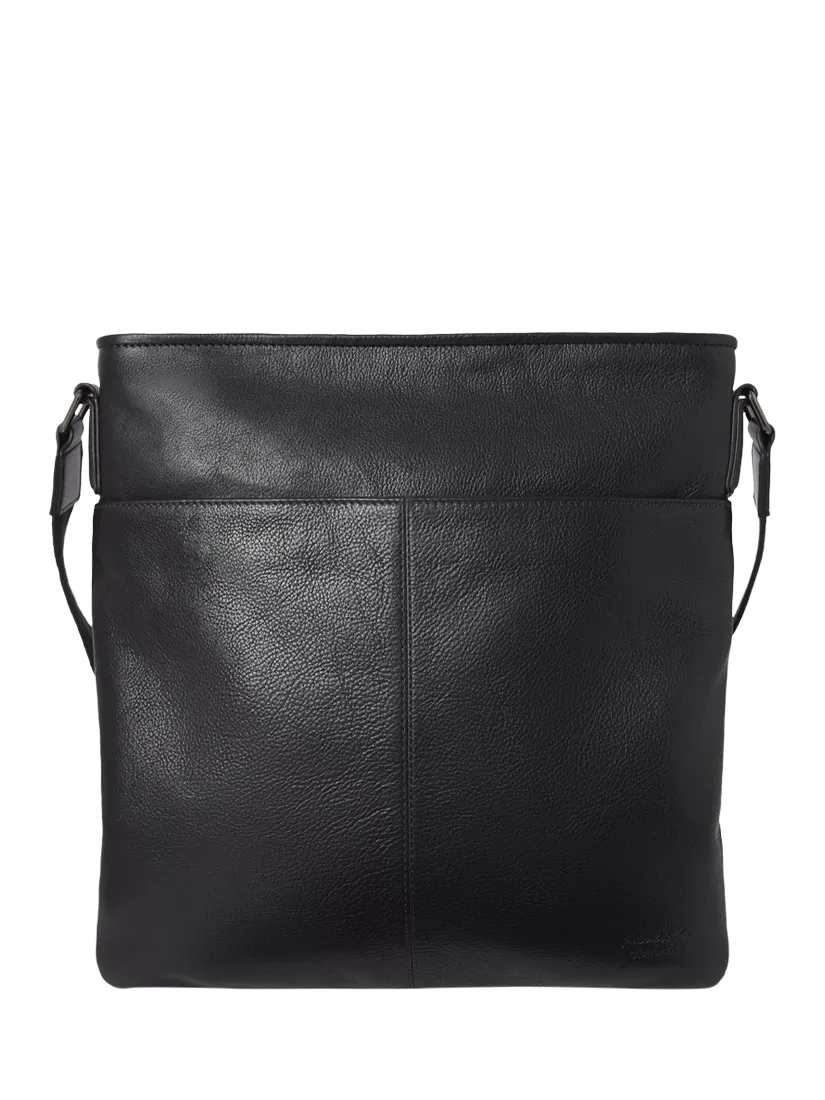 OSPREY LONDON Compass leather crossbody bag (British brand)