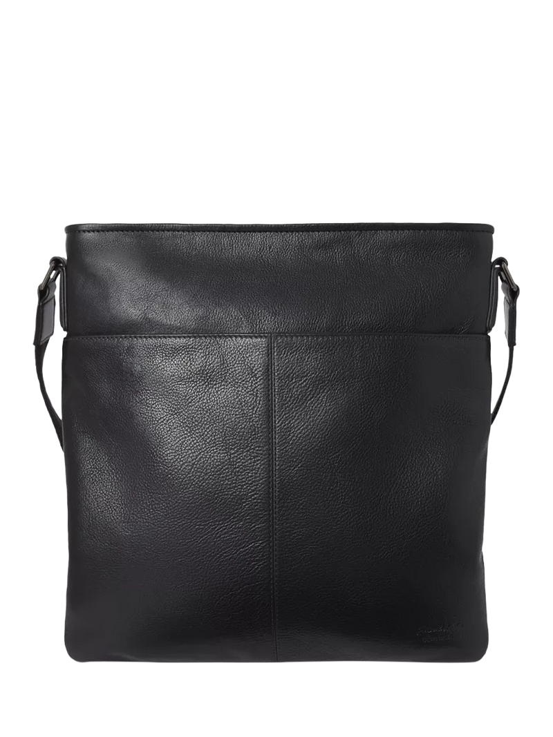 OSPREY LONDON Compass leather crossbody bag (British brand)