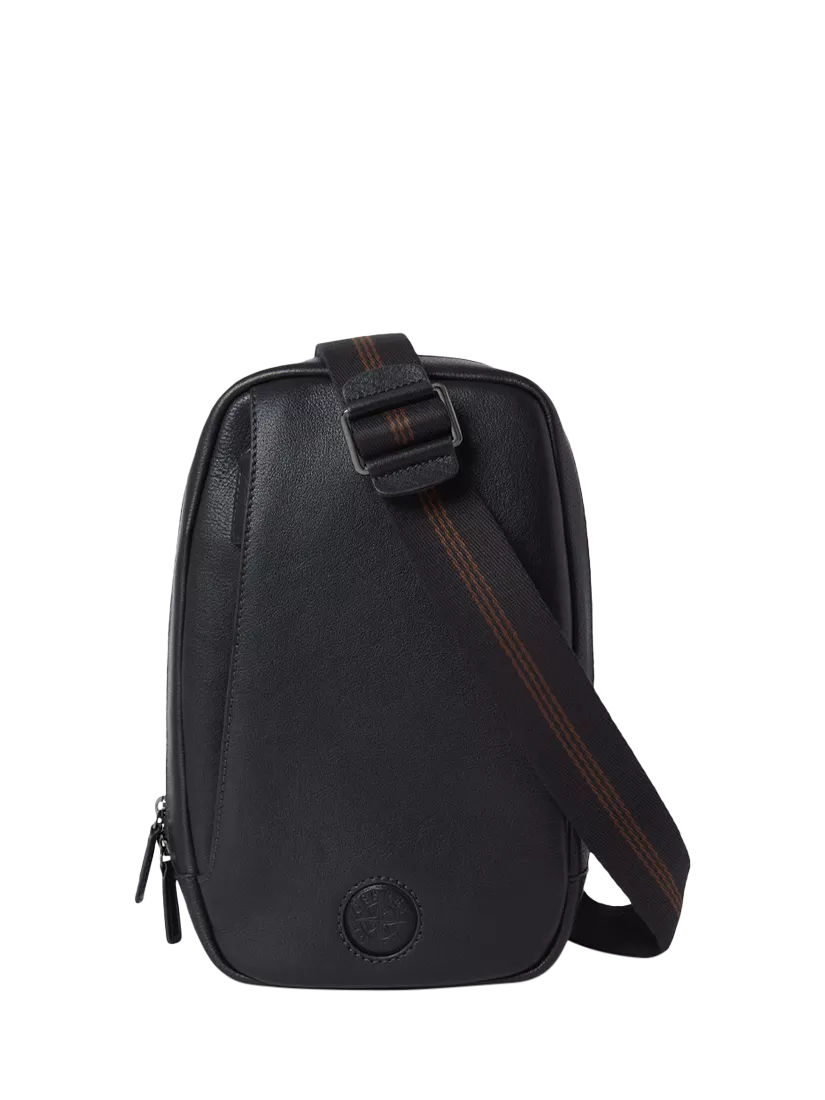 OSPREY LONDON Compass leather sling bag, UK version