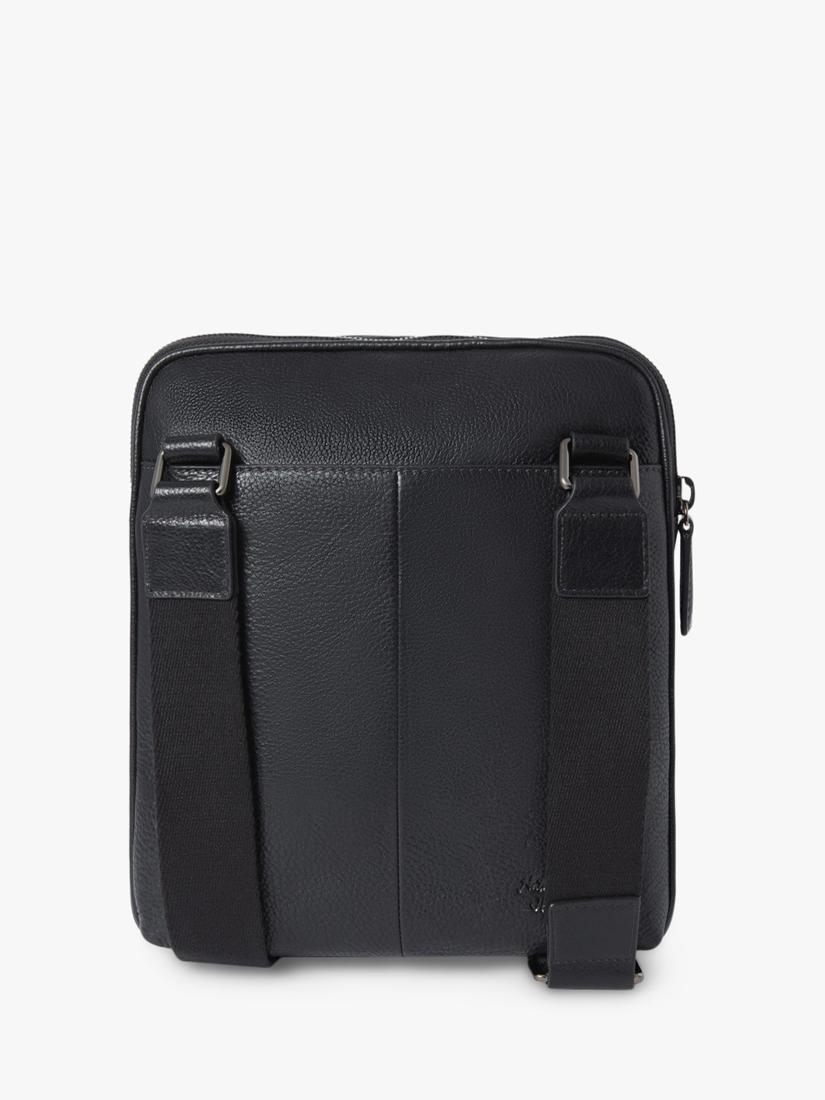 OSPREY LONDON Kompass kleine Umhängetasche aus Milano-Leder, UK-Version