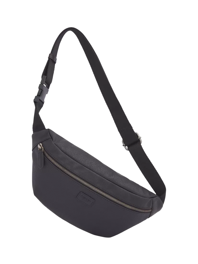 OSPREY LONDON Grantham waxed canvas bum bag, imported from the UK