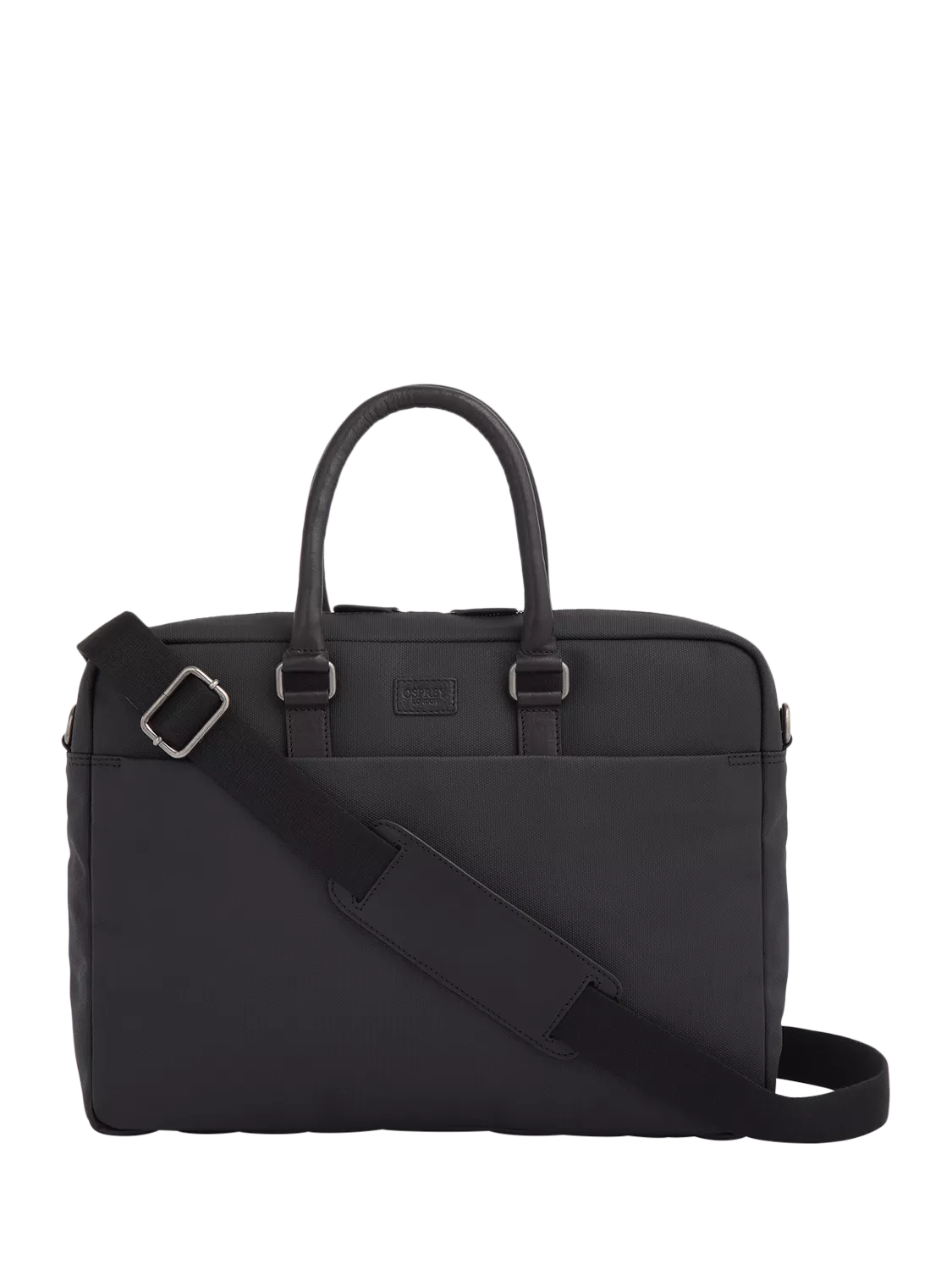 OSPREY LONDON Grantham Laptoptasche aus gewachster Leinwand und Leder, importiert aus Großbritannien