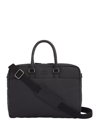 John Lewis OSPREY LONDON The Grantham Waxed Canvas and Leather Laptop Bag- Buy online at McGrocer