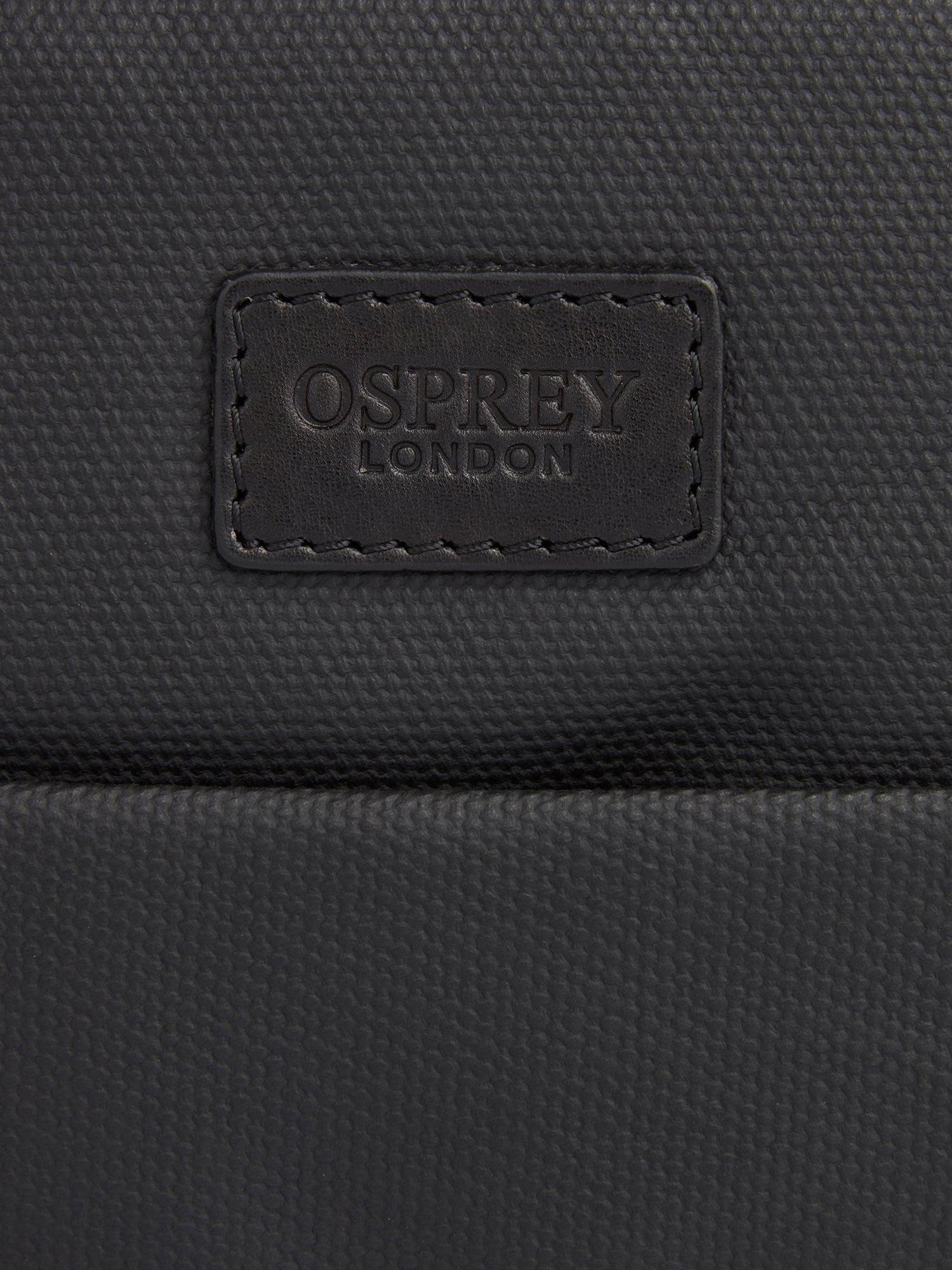 OSPREY LONDON Grantham waxed canvas messenger bag small (British brand)