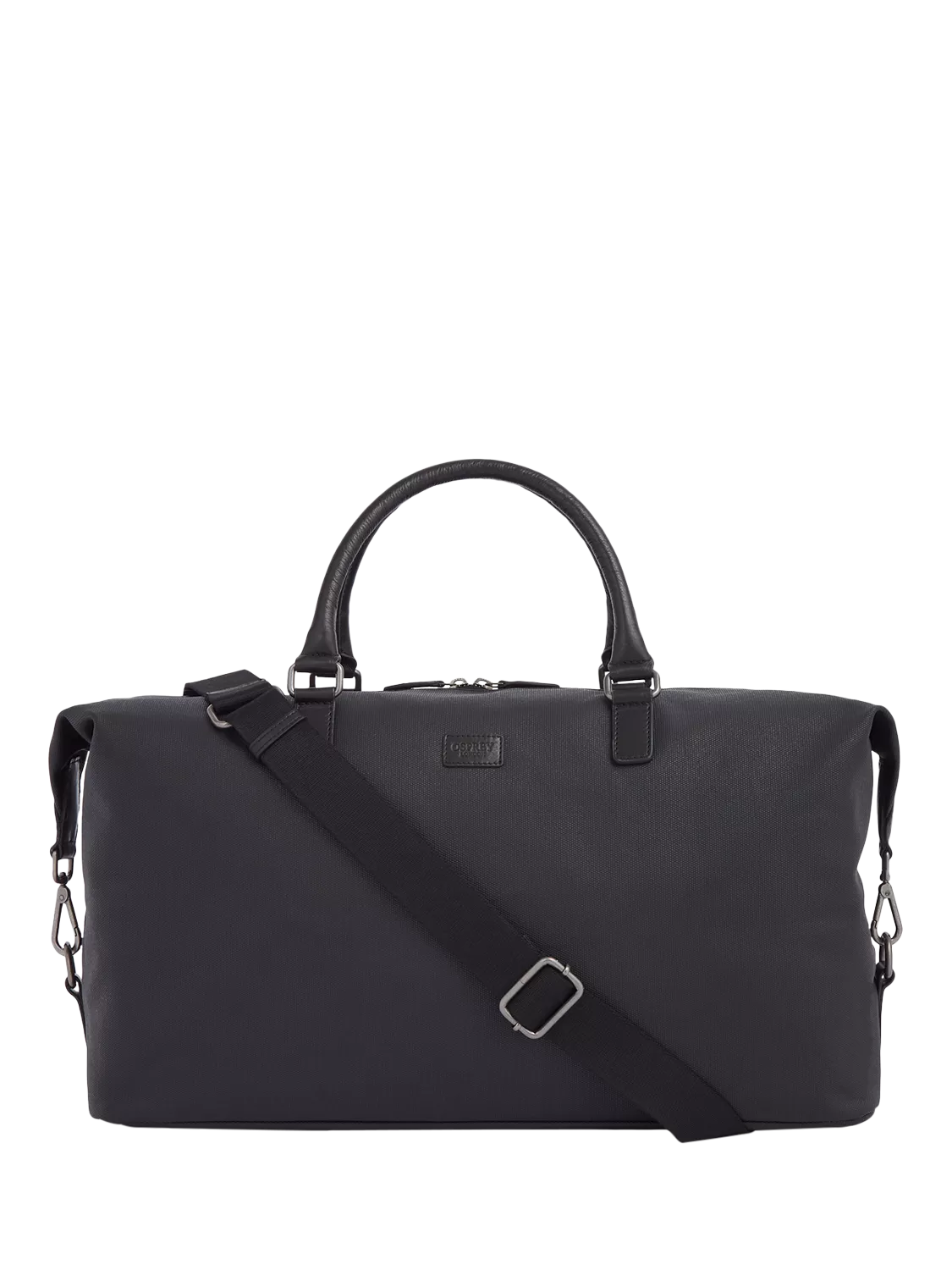 OSPREY LONDON Grantham waxed canvas leather weekend bag, imported from the UK