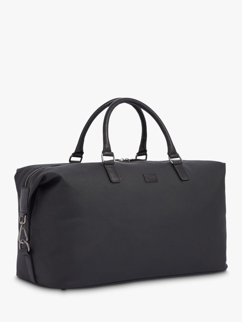 OSPREY LONDON Grantham waxed canvas leather weekend bag, imported from the UK