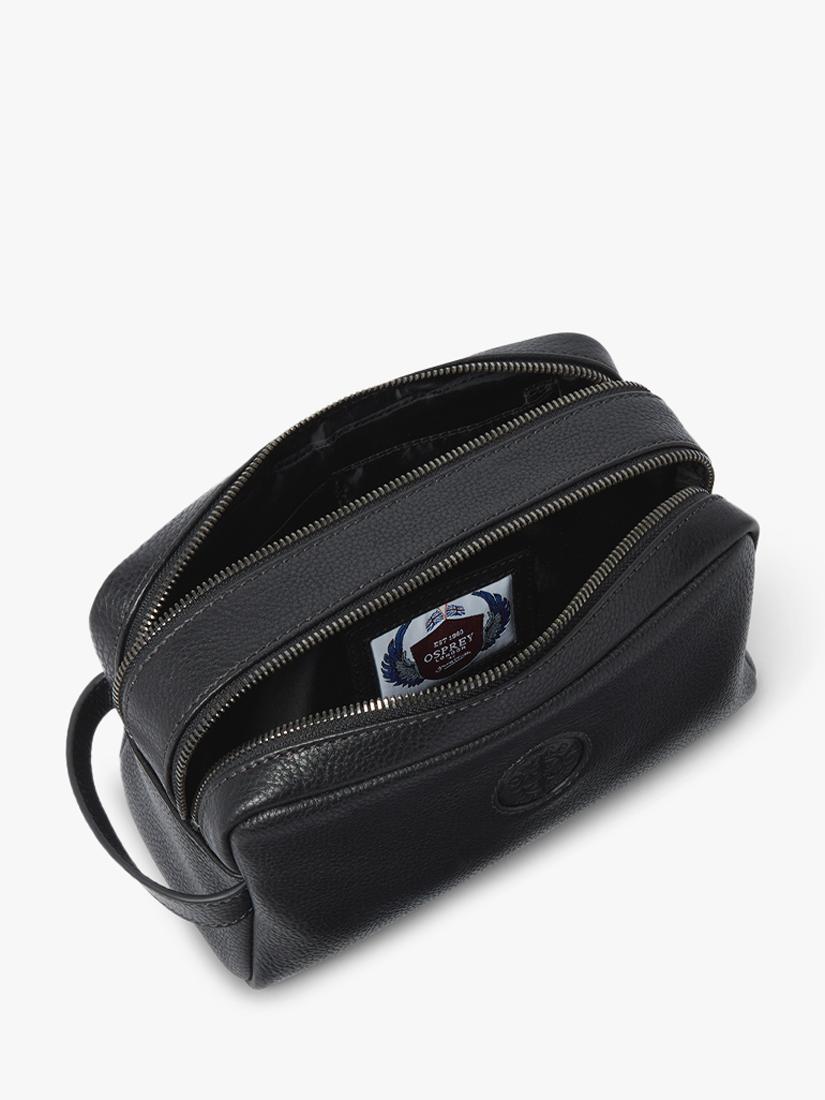 OSPREY LONDON Milano leather washbag - British product