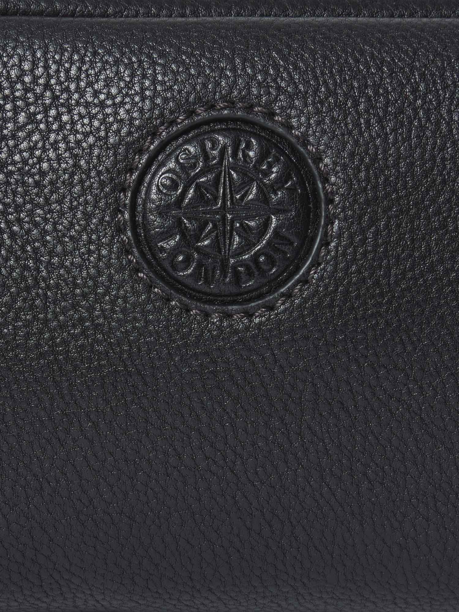 OSPREY LONDON Milano leather washbag - British product