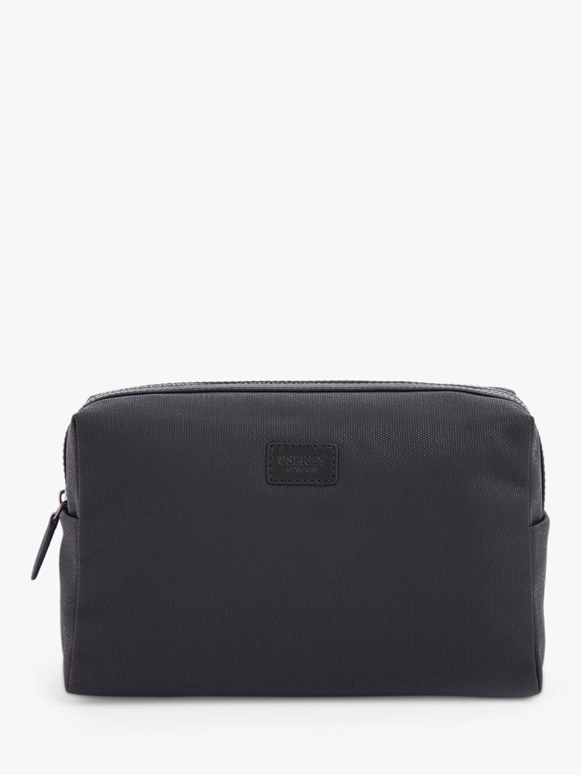 Osprey London The Grantham waxed canvas leather washbag - British product