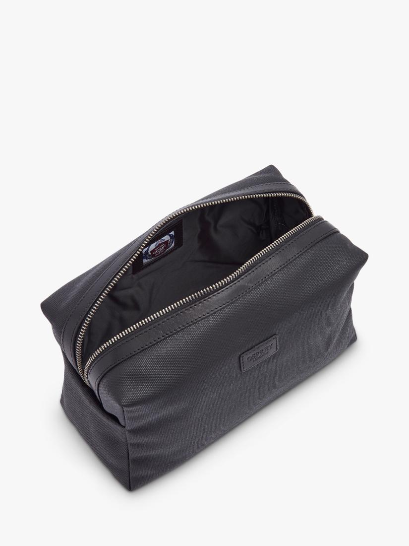 Osprey London The Grantham waxed canvas leather washbag - British product