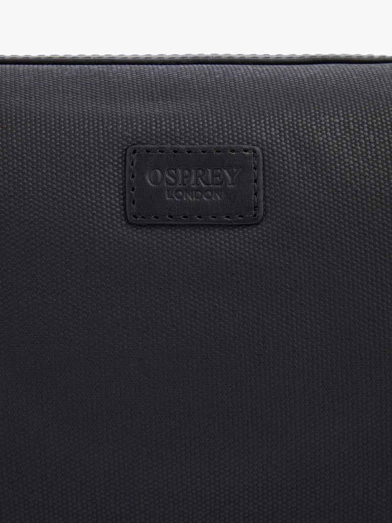 Osprey London The Grantham waxed canvas leather washbag - British product