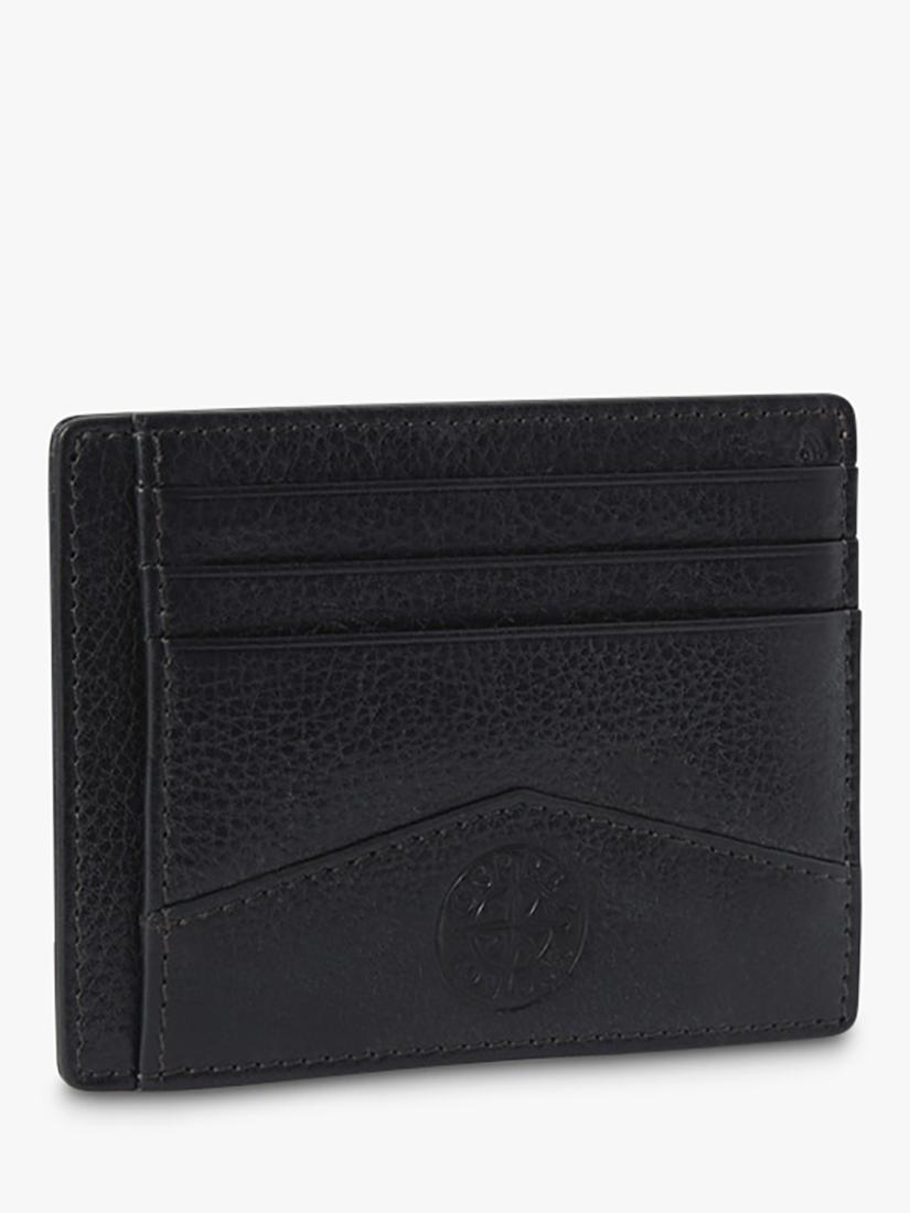 Osprey London Compass leather card holder black, UK version