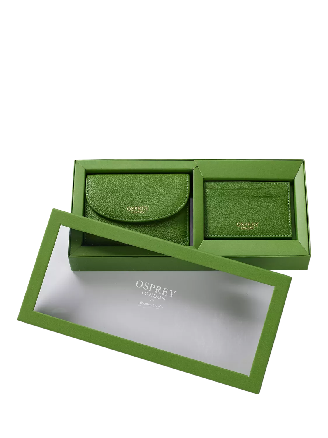OSPREY LONDON Tilly Leder-Portemonnaie-Set mit Kartenhalter - Britisches Produkt