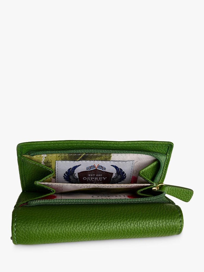 OSPREY LONDON Tilly Leder-Portemonnaie-Set mit Kartenhalter - Britisches Produkt