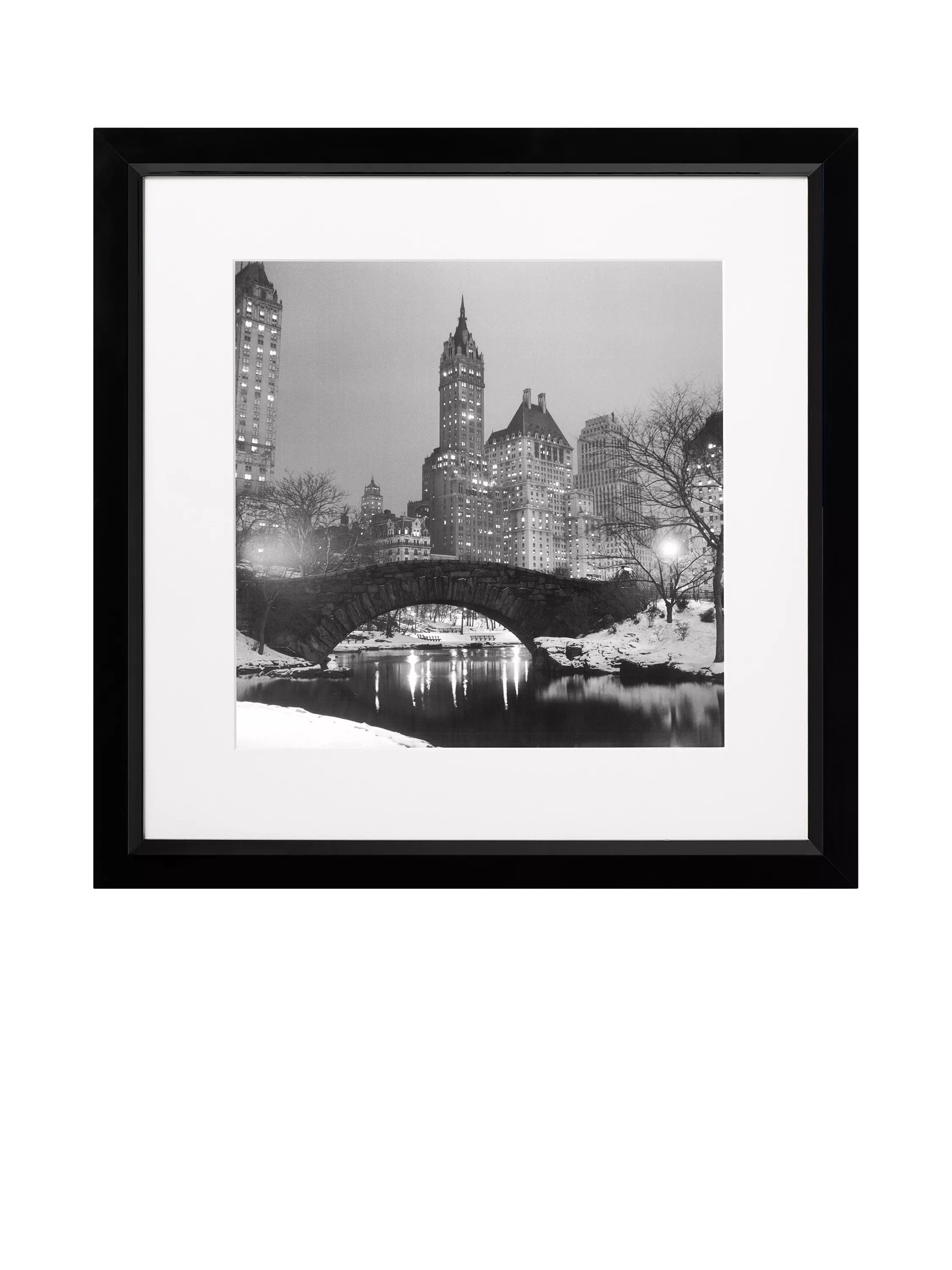 Brookpace Lascelles framed print Central Park New York 45x45cm - British product