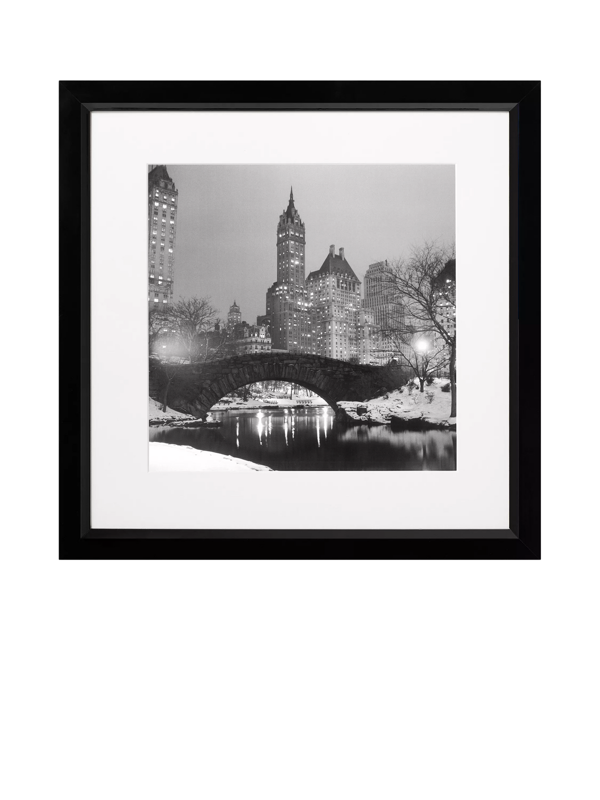 Brookpace Lascelles framed print Central Park New York 45x45cm - British product