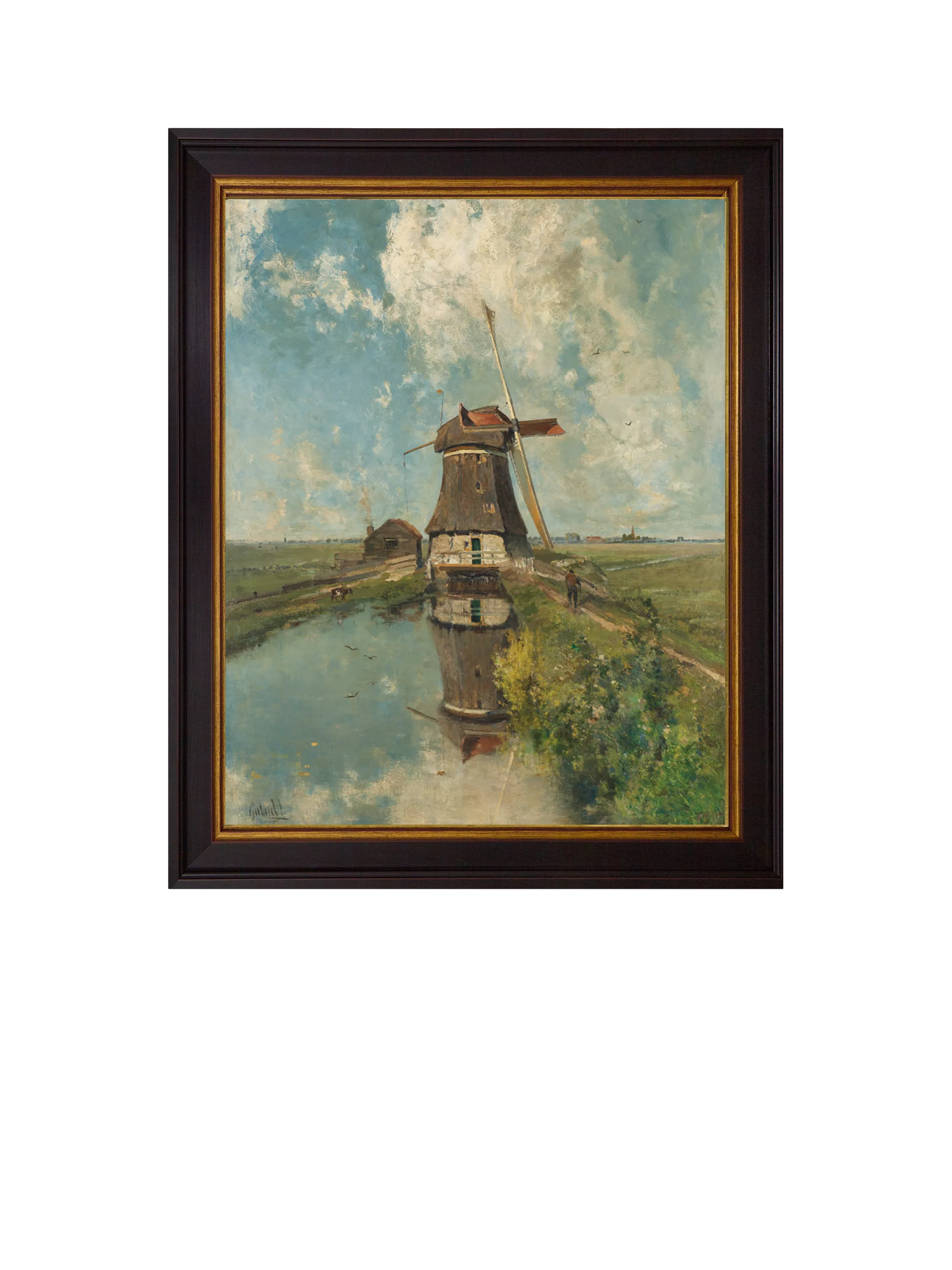 Brookpace Lascelles 'In the Month of July' framed print 60x50cm (British brand)